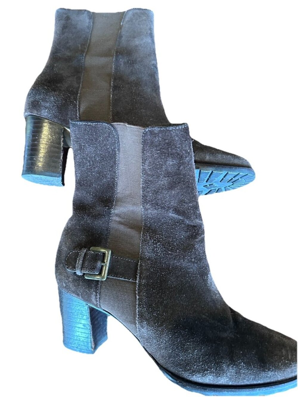 Cole Haan Suede Leather Ankle Boot Brown Women's Size 8